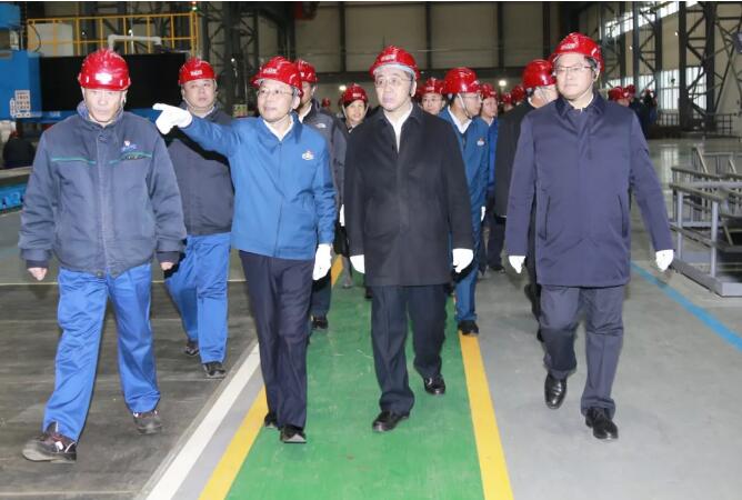 雷凡培、楊金成到渤船集團(tuán)調(diào)研